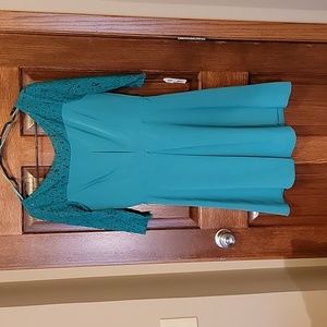 Teal Jessica Simpson Dress